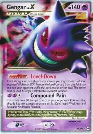 Pokémon Gengar LV.X 97/99 